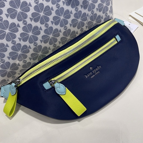 Kate Spade Chelsea Colorblock Belt Waist Bag Fanny Pack
Blazer Blue Multi
NWT - Picture 8 of 16
